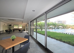 Меблированная квартира 1+1 на первой линии в Кестеле