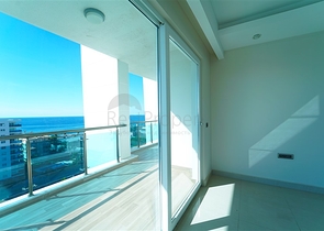 Квартира 2+1 в комплексе люкс сегмента с фронтальным видом на море 