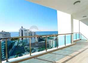 Квартира 2+1 в комплексе люкс сегмента с фронтальным видом на море 