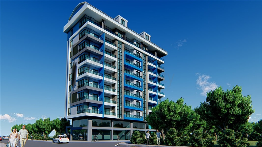 Новые апартаменты 1+1 в Махмутларе