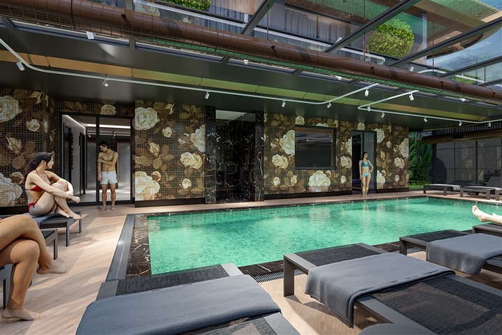 Строящийся комплекс в районе пляжа Клеопатра