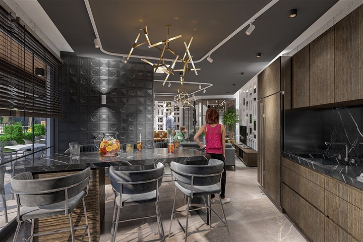 Строящийся комплекс в районе пляжа Клеопатра