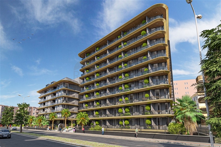 Строящийся комплекс в районе пляжа Клеопатра