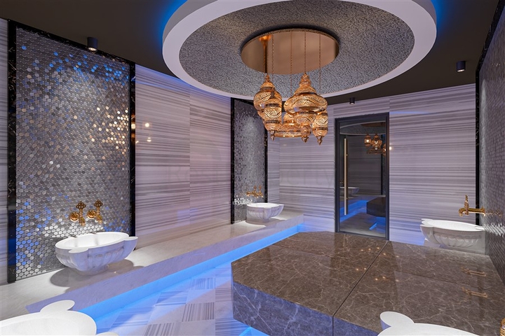 Строящийся комплекс в районе пляжа Клеопатра