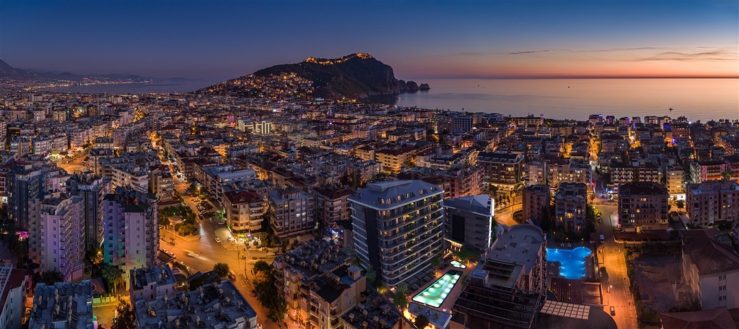 Строящийся комплекс в районе пляжа Клеопатра