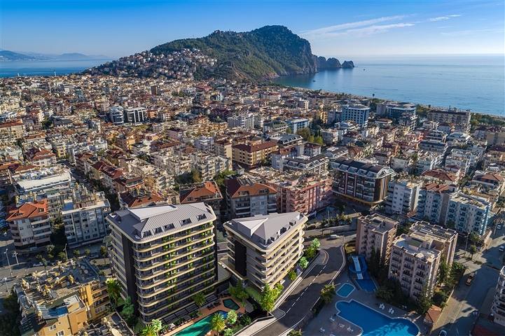 Строящийся комплекс в районе пляжа Клеопатра