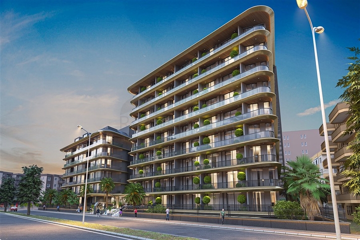 Строящийся комплекс в районе пляжа Клеопатра