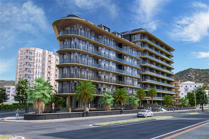 Строящийся комплекс в районе пляжа Клеопатра