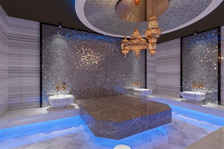 Строящийся комплекс в районе пляжа Клеопатра