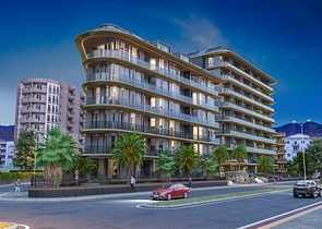 Строящийся комплекс в районе пляжа Клеопатра