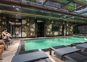 Строящийся комплекс в районе пляжа Клеопатра