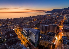 Строящийся комплекс в районе пляжа Клеопатра