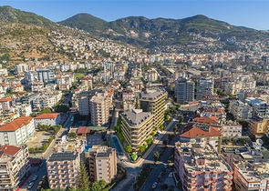 Строящийся комплекс в районе пляжа Клеопатра