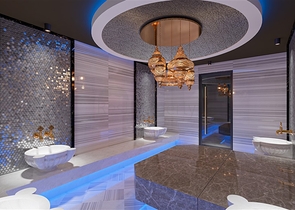 Строящийся комплекс в районе пляжа Клеопатра