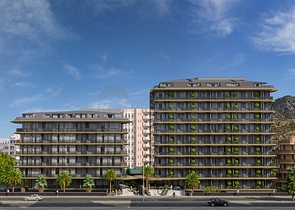 Строящийся комплекс в районе пляжа Клеопатра