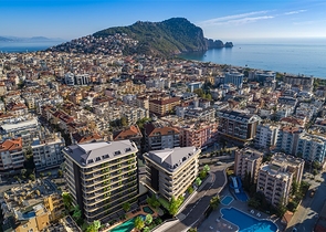 Строящийся комплекс в районе пляжа Клеопатра