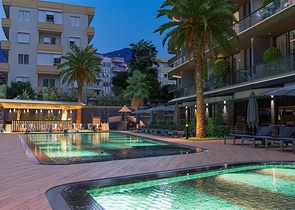 Строящийся комплекс в районе пляжа Клеопатра