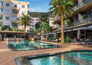 Строящийся комплекс в районе пляжа Клеопатра