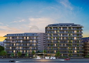 Строящийся комплекс в районе пляжа Клеопатра