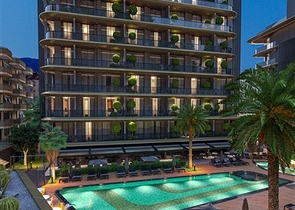 Строящийся комплекс в районе пляжа Клеопатра