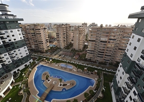 Пентхаус 2+1 в комплексе с отельной инфраструктурой в районе Махмутлар