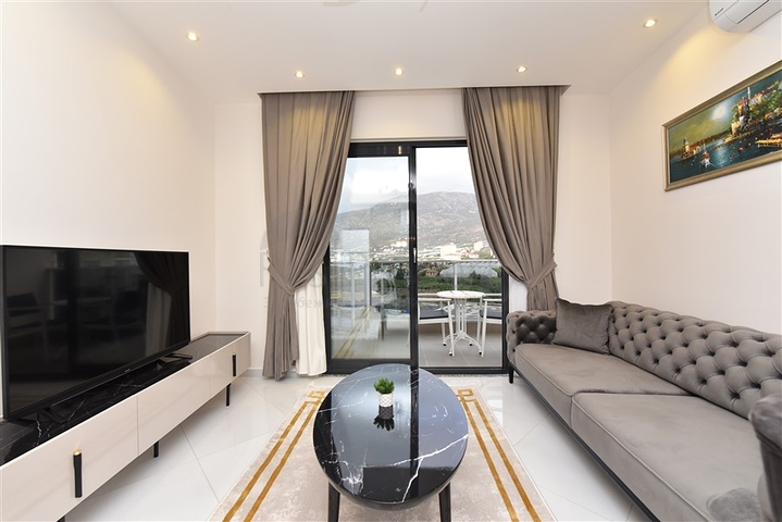 Двухкомнатная квартира с панорамным видом на горы