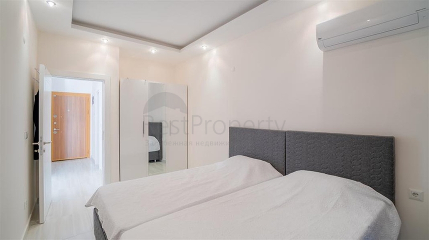 Меблированная двухкомнатная квартира в Махмутларе