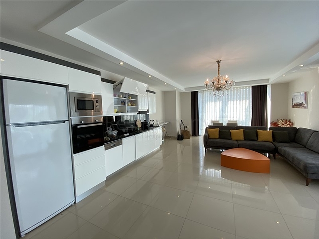 Меблированные апартаменты планировкой 2+1 в районе Каргыджак 