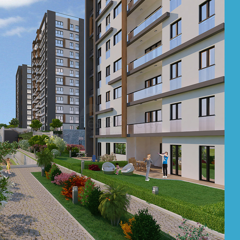 Квартиры с видом на море и лес в районе Картал 