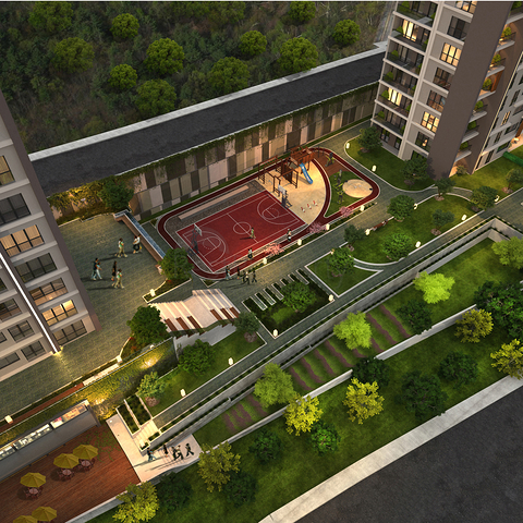 Квартиры с видом на море и лес в районе Картал 