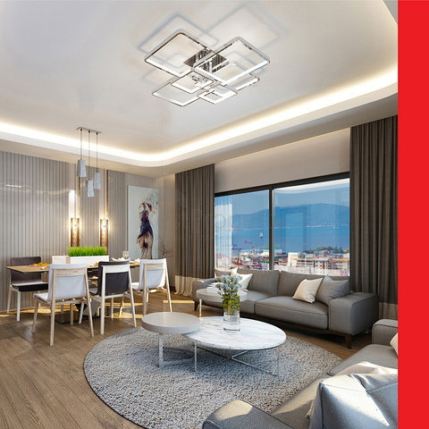 Квартиры с видом на море и лес в районе Картал 