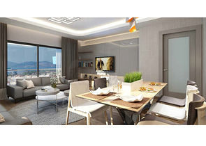 Квартиры с видом на море и лес в районе Картал 