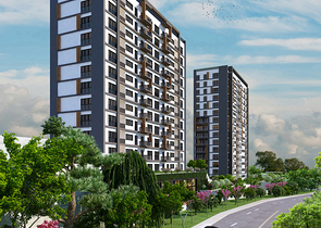 Квартиры с видом на море и лес в районе Картал 