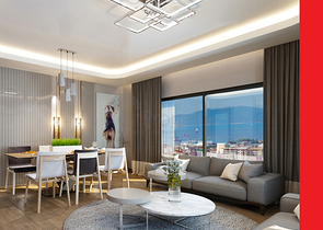 Квартиры с видом на море и лес в районе Картал 