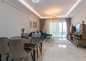 Уютная двухкомнатная квартира в Махмутларе