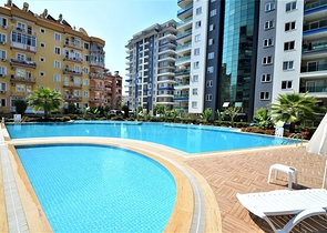 Уютная двухкомнатная квартира в Махмутларе