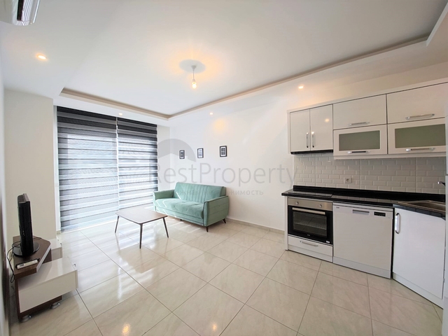 Меблированная квартира планировкой 1+1 в районе Махмутлар