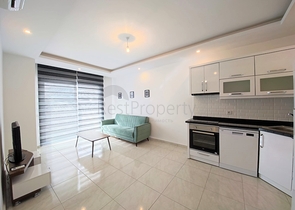 Меблированная квартира планировкой 1+1 в районе Махмутлар