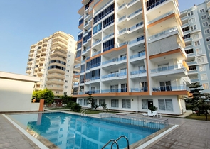 Меблированная квартира планировкой 1+1 в районе Махмутлар