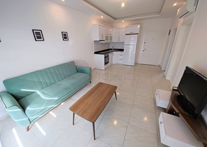 Меблированная квартира планировкой 1+1 в районе Махмутлар