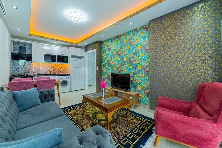 На продажу представлена двухкомнатная квартира в районе Махмутлар