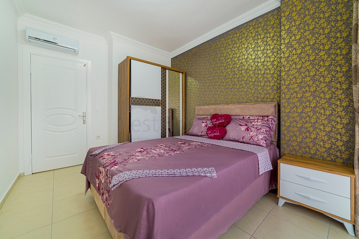 На продажу представлена двухкомнатная квартира в районе Махмутлар