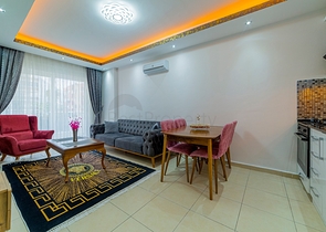 На продажу представлена двухкомнатная квартира в районе Махмутлар