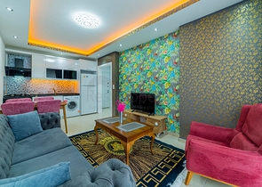 На продажу представлена двухкомнатная квартира в районе Махмутлар