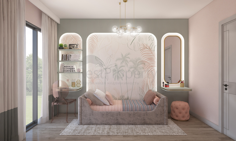 Проект семейной концепции с идеальной транспортной развязкой