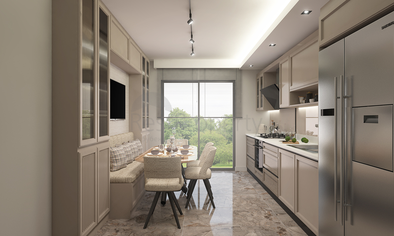 Проект семейной концепции с идеальной транспортной развязкой