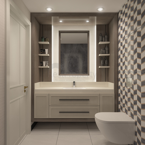 Проект семейной концепции с идеальной транспортной развязкой