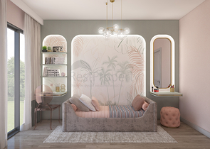 Проект семейной концепции с идеальной транспортной развязкой