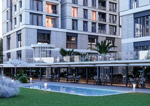 Проект семейной концепции с идеальной транспортной развязкой