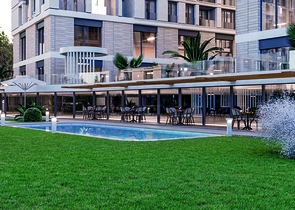 Проект семейной концепции с идеальной транспортной развязкой